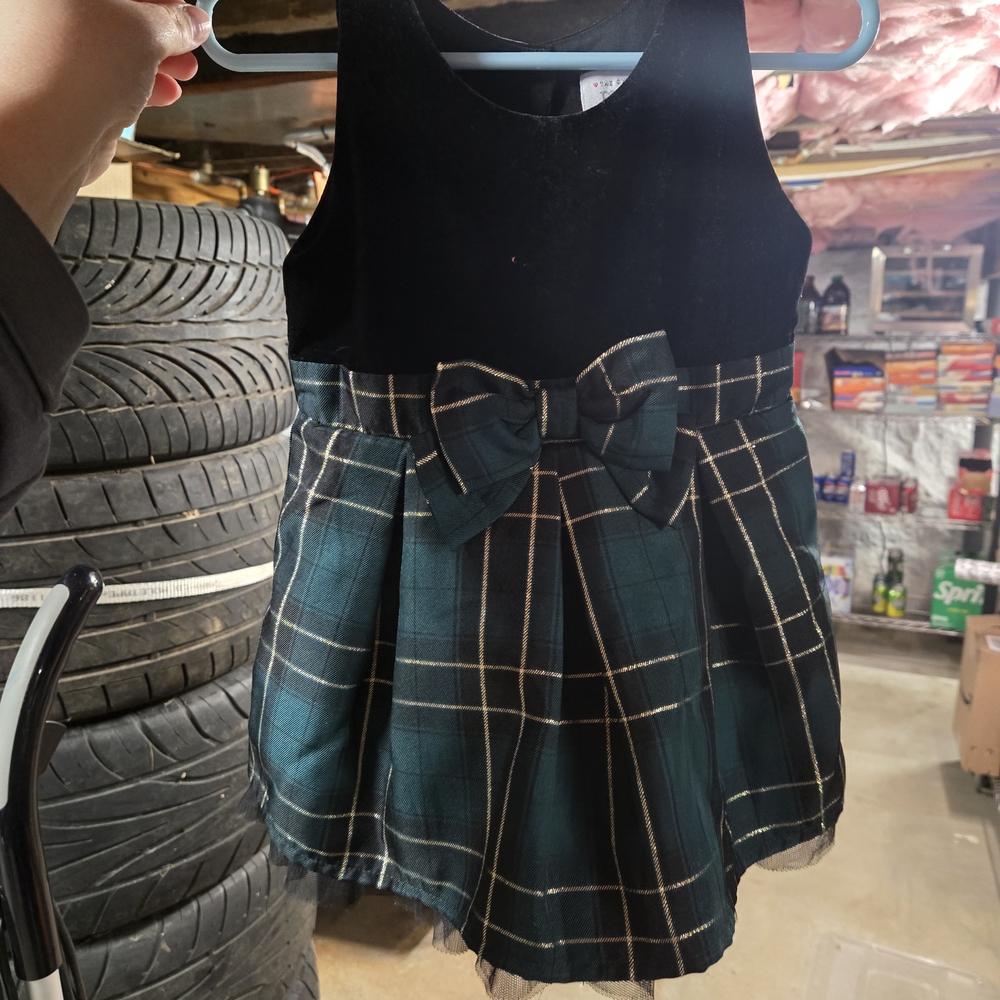 The Children's Place Black Velvet Dress